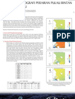 Kondisi Oseanografi Perairan Pulau Bintan Kepulauan Riau