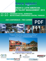Caribbean and LATAM Conference on Talent Management 2013