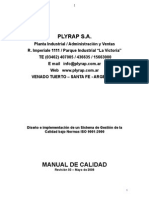 Man Manual de La Calidad Plyrap 2008