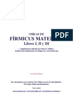 Fírmicus Maternus - 1,2,3