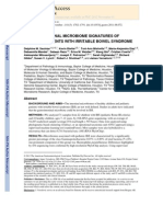 NIH Public Access: Gastrointestinal Microbiome Signatures of Pediatric Patients With Irritable Bowel Syndrome