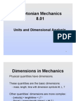 Units and Dimensional Analysis
