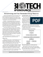 Biotechnology and Fuel: Renewable Energy Resource: Fuel Ethanol Production From Wheat