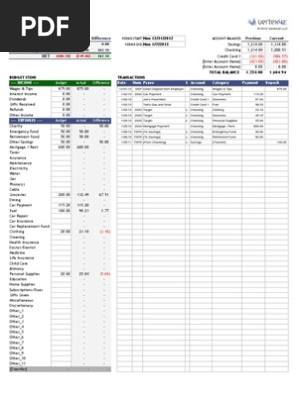 Weekly Money Manager