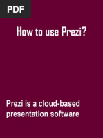 Download How to Use Prezi a sample tutorial by Willie B Guina SN132583654 doc pdf
