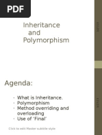 Inheritance and Polymorphism