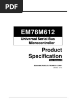 EM78M612 datasheet