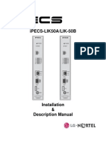 Ipecs Lik50 Installation and Description Manual 