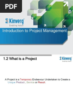 Introduction To Project Management