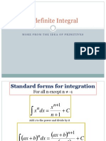 Indefinite Integral: More From The Idea of Primitives