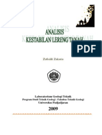 Zufialdi Zakaria 2009 Analisis Kestabilan Lereng Tanah