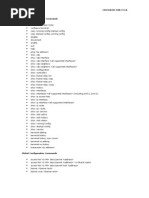 Commands For CCNA