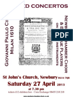 Saturday 27 April: ST John's Church, Newbury