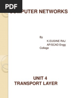 Computer Networks: by K.Eugine Raj AP/SCAD Engg College