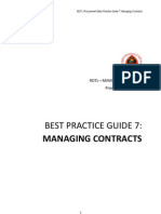 7 Procurement Best Practice Guideline Manage Contracts En