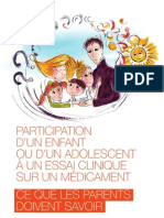 Participation D'un Enfant À Un Essai Clinique Sur Un Médicament