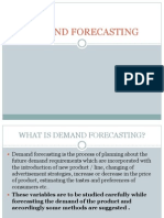 Demand Forecasting