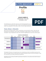 Profile: Myers-Briggs Type Indicator