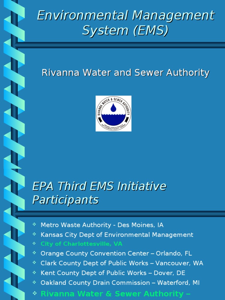 EPA EMS Initiative Overview for Municipalities | PDF | Natural ...