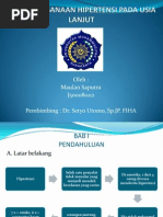 Download Penatalaksanaan Hipertensi Pada Usia Lanjut Ppt by MauLan Saputra SN132619789 doc pdf