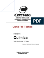 Apostila Quimica CEFET PDF