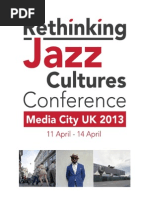 Download Rethinking Jazz Cultures Programme by Tony Whyton SN132628820 doc pdf
