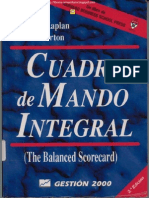 Cuadro de Mando Integral - 2da Edición - Robert S. Kaplan 