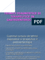 Tehnici Diagnostice Si Terapeutice in Gastroenterologie