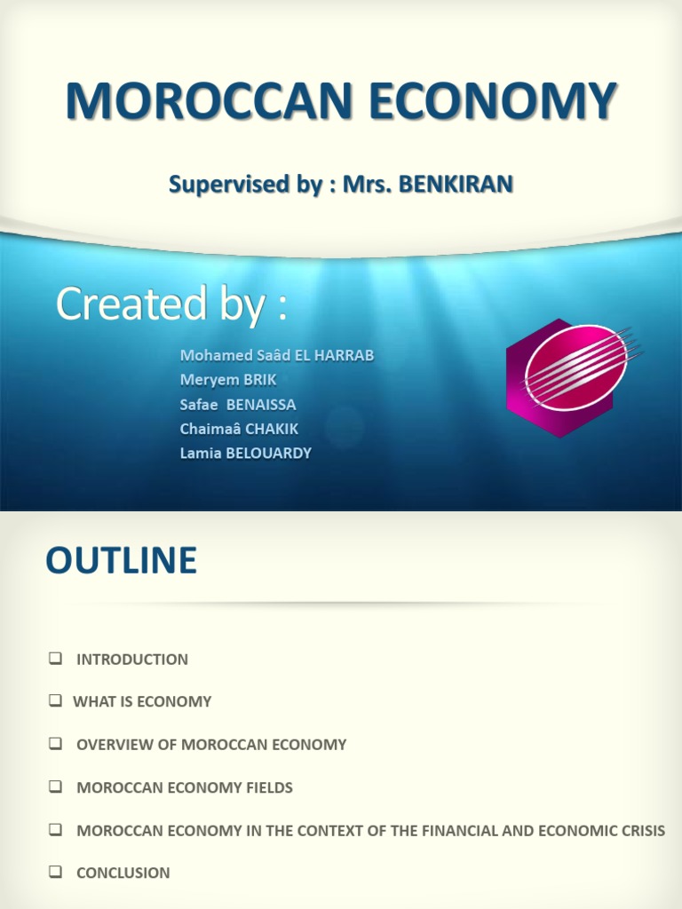 Moroccan Economy PDF Morocco Economies