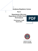 2013 CO MMj Regulatory System Performance Audit