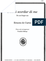 Non Ti Scordar Di Me - Curtis (Arr. Eddings)