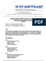 FE Analysis Pipe Vessels Attachments using FE/Pipe Software