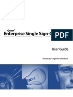 E-SSO 803 AdvancedLogin WindowsUserGuide