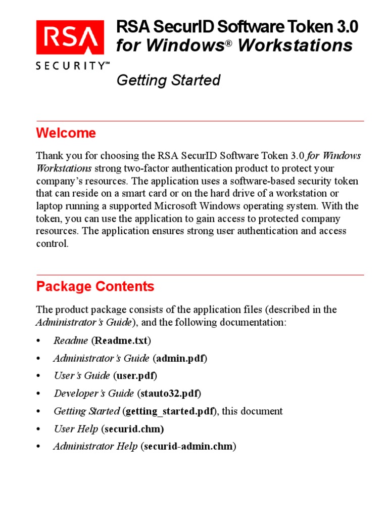 Getting Started | PDF