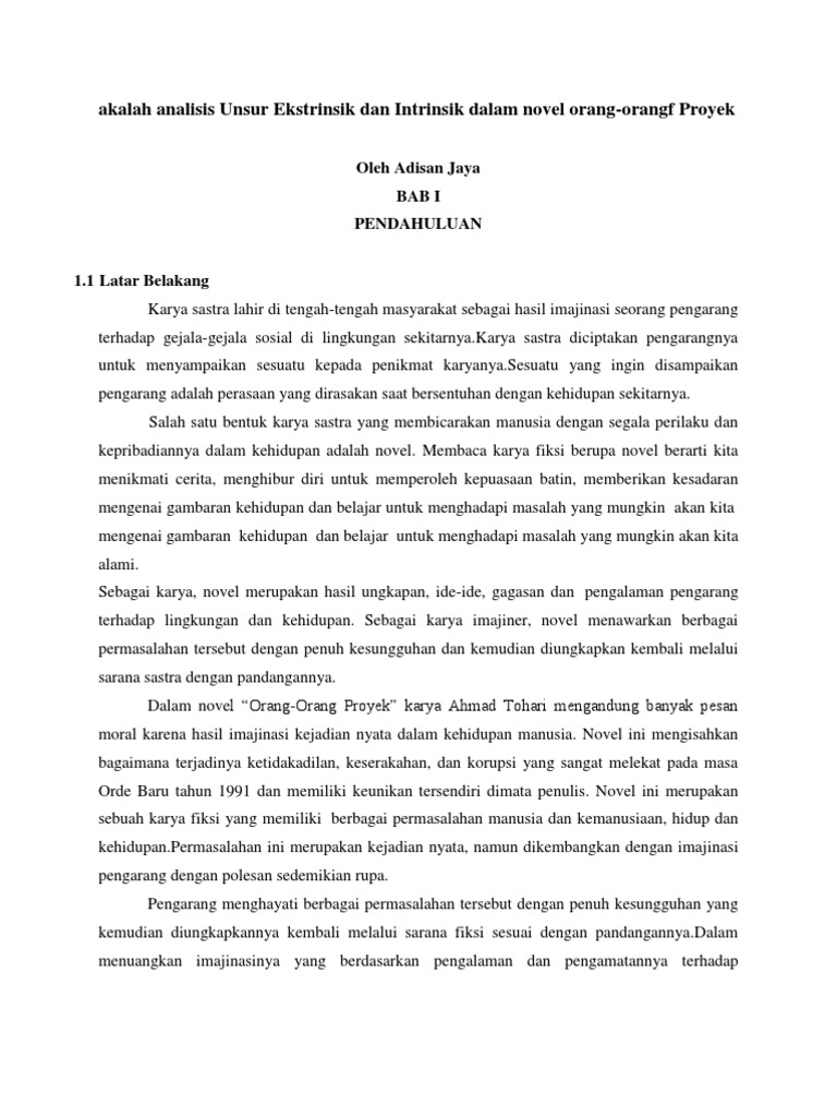 18++ Analisis novel unsur intrinsik dan ekstrinsik info