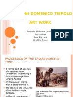 Paintings by Giovanny Domenico Tiepolo