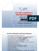 The Role of Arbitration in International Business 