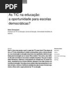 As TIC na educaçãO 2