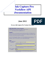 Kodak CapPro Software Workflow API-June2012