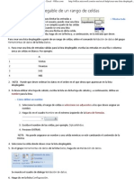 Crear Una Lista Desplegable de Un Rango de Celdas - Excel - Office