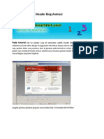 Tutorial Membuat Header Blog Animasi
