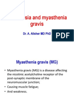 Anesthesia and Myasthenia Gravis2012