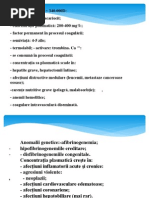 coagularea factori completare