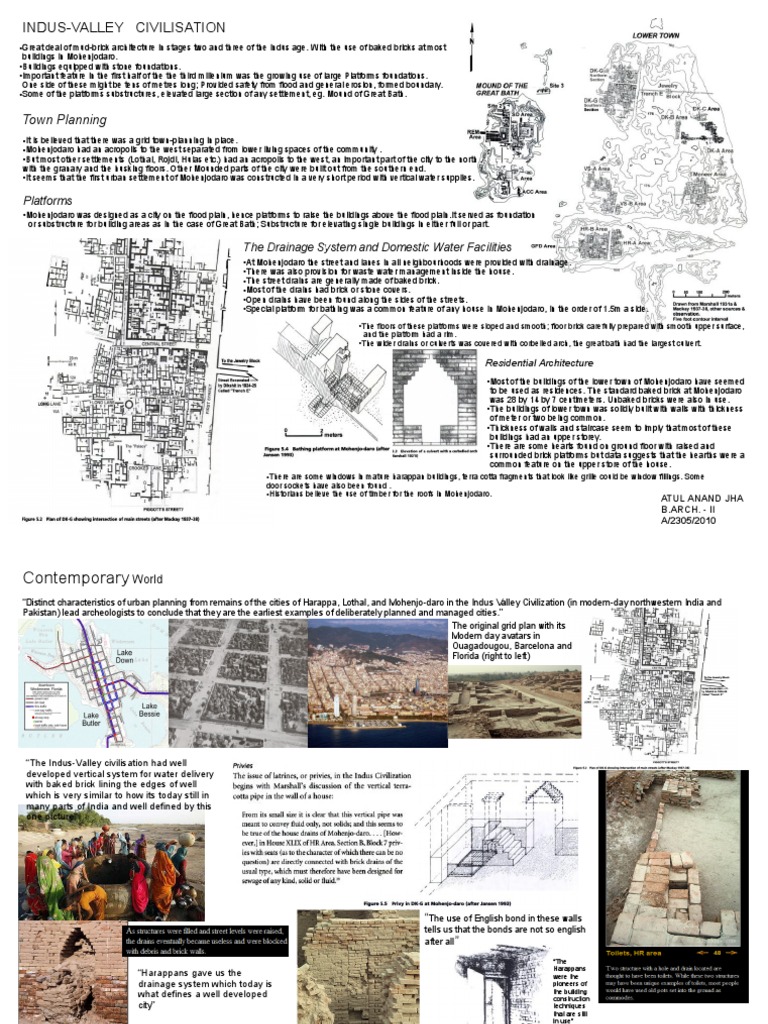 The Indus Valley Civilizations Contribution To Architecture | PDF ...