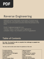 Reverse Engineering