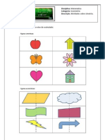 SIMETRIA - Figuras para Recortar e Dobrar