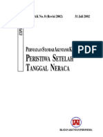 PSAK 08 (ExpDraft) Peristiwa Setelah Tanggal Neraca