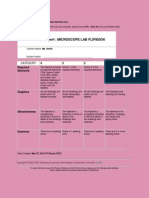Microscope Lab Flipbook