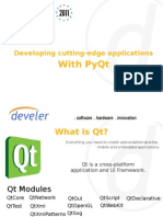 Developing Cutting Edge Applications With Pyqt