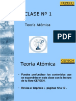 Clase 01Teoría Atómica